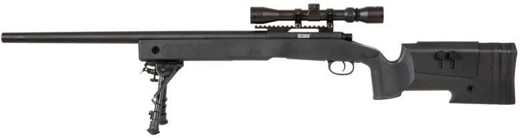 SPECNA ARMS Sniper Rifle CORE RIS /w scope & bipod - black (SA-S02)