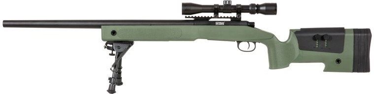 SPECNA ARMS Sniper Rifle CORE RIS /w scope & bipod - olive (SA-S02)