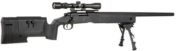 SPECNA ARMS Sniper Rifle CORE RIS /w scope & bipod - black (SA-S02)