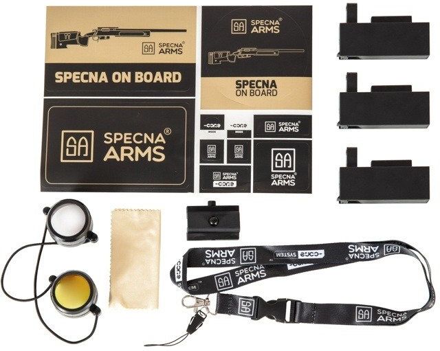 SPECNA ARMS Sniper Rifle CORE RIS /w scope & bipod - black (SA-S02)