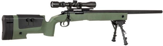 SPECNA ARMS Sniper Rifle CORE RIS /w scope & bipod - olive (SA-S02)