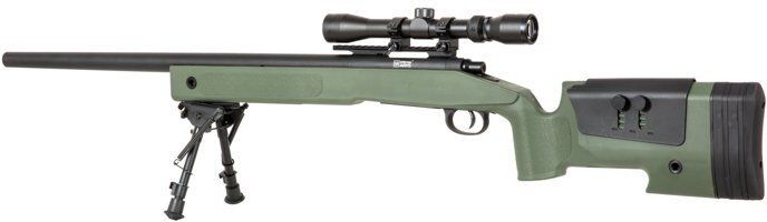 SPECNA ARMS Sniper Rifle CORE RIS /w scope & bipod - olive (SA-S02)