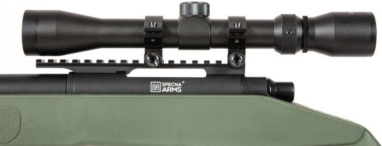 SPECNA ARMS Sniper Rifle CORE RIS /w scope & bipod - olive (SA-S02)