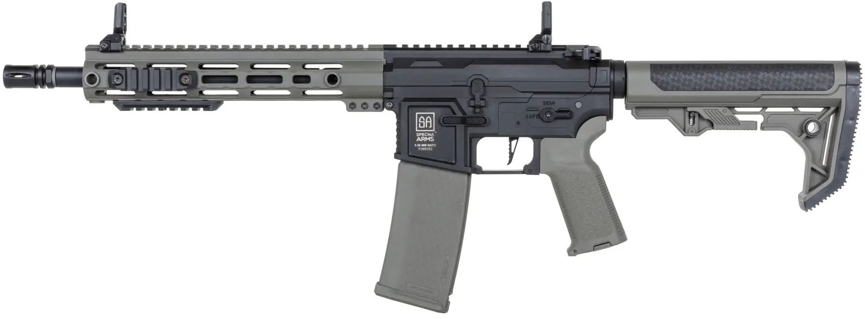 SPECNA ARMS M4 FLEX BLDC Light Ops Stock HAL ETU Gen.2 - olive (SA-F05-RL)