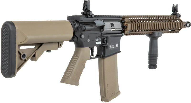 SPECNA ARMS M4 Daniel Defense Prime MK18 HAL ETU Brushless Motor - chaos bronze (SA-P26)