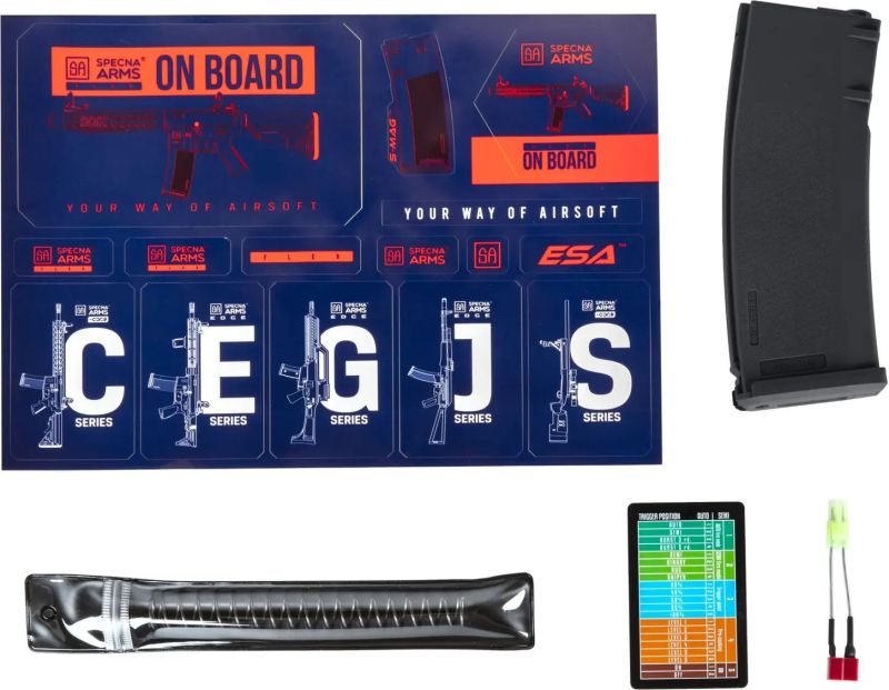 SPECNA ARMS M4 FLEX HAL ETU Light Ops - black (SA-F04-RL)