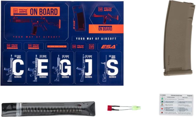 SPECNA ARMS M4 FLEX GATE X-ASR Gen.II - half tan (SA-F03)