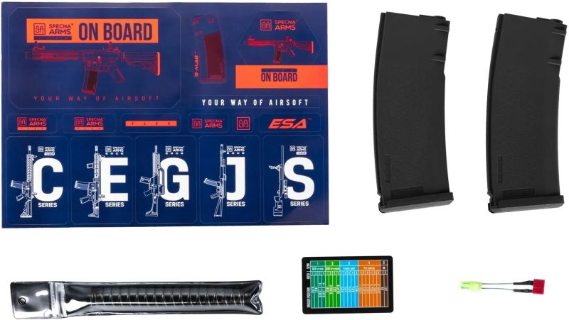 SPECNA ARMS M4 FLEX BLDC Light Ops Stock HAL ETU Gen.2 - black (SA-F05-RL)