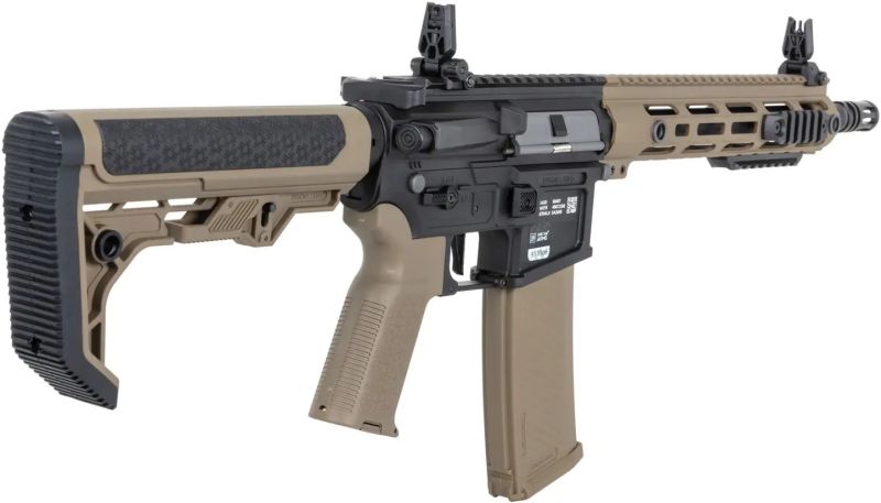 SPECNA ARMS M4 FLEX BLDC Light Ops Stock HAL ETU Gen.2 - half tan (SA-F05-RL)
