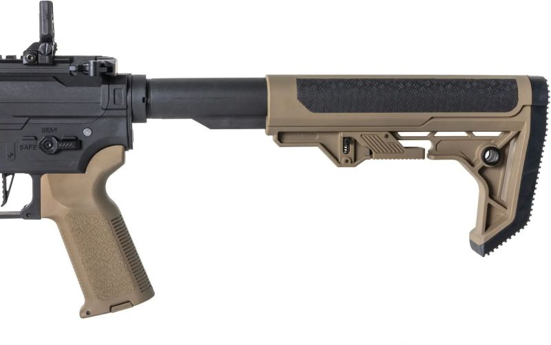 SPECNA ARMS M4 FLEX BLDC Light Ops Stock HAL ETU Gen.2 - half tan (SA-F05-RL)