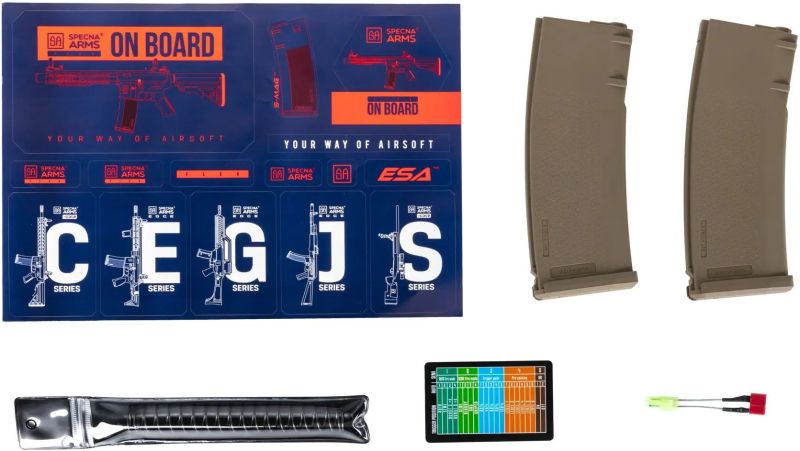 SPECNA ARMS M4 FLEX BLDC HAL ETU Gen.2 - half tan (SA-F09)