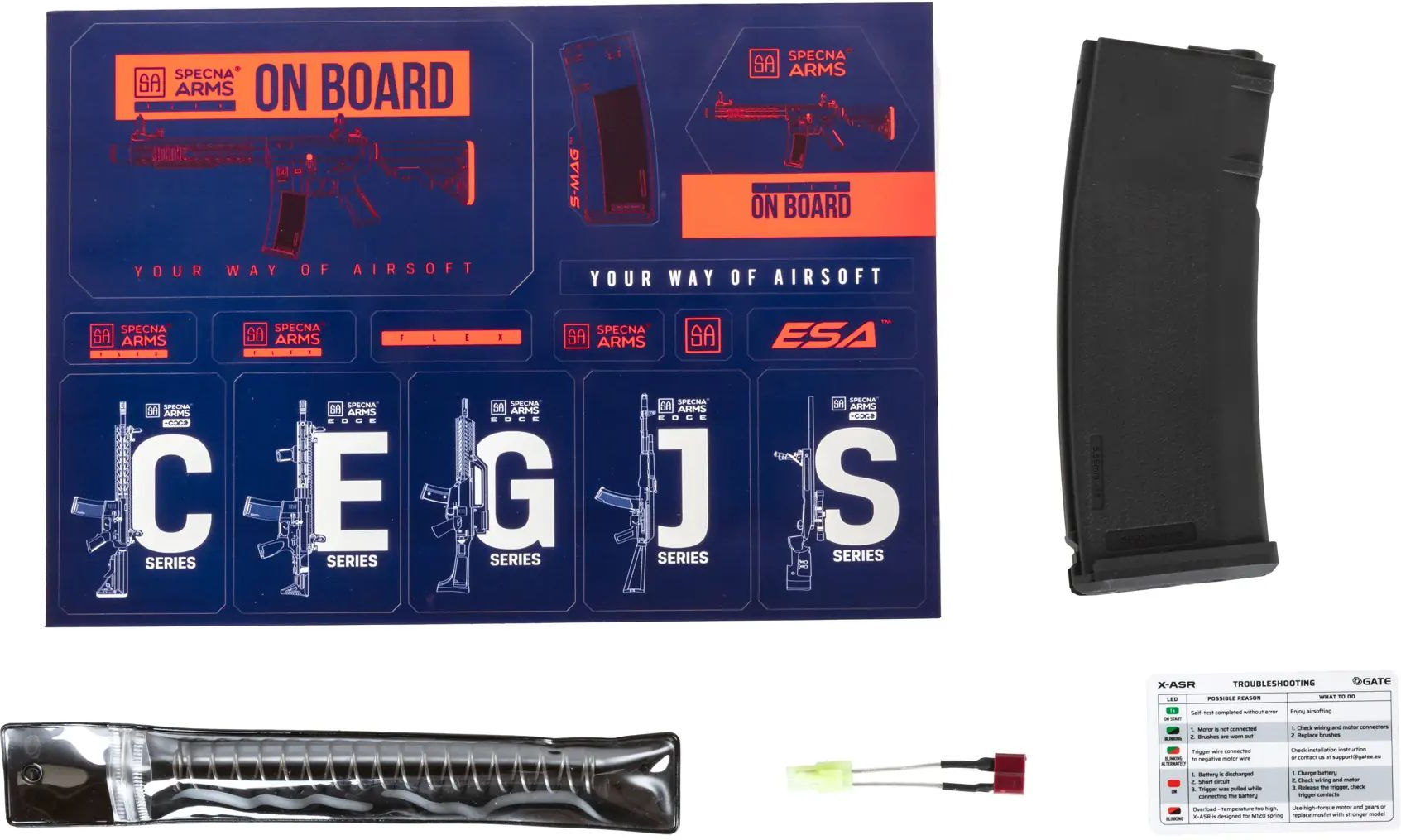 SPECNA ARMS M4 FLEX GATE X-ASR - black (SA-F10)