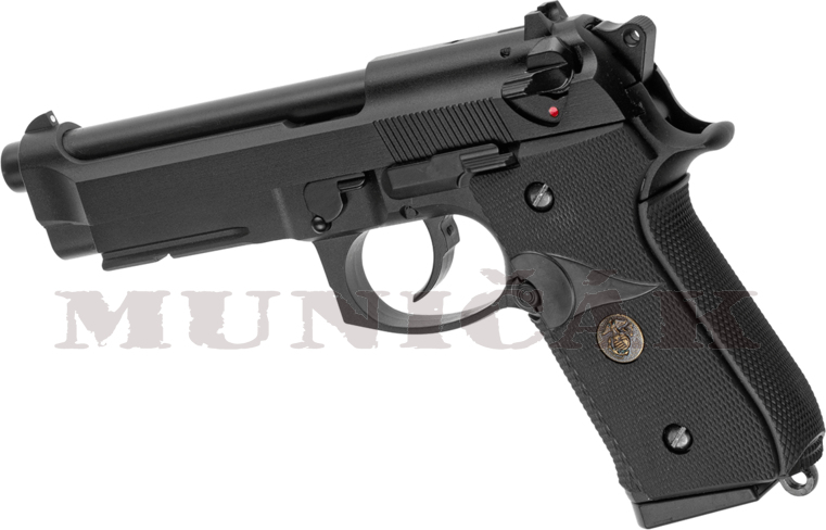 WE GBB M9 A1 Full Metal CO2 - čierna