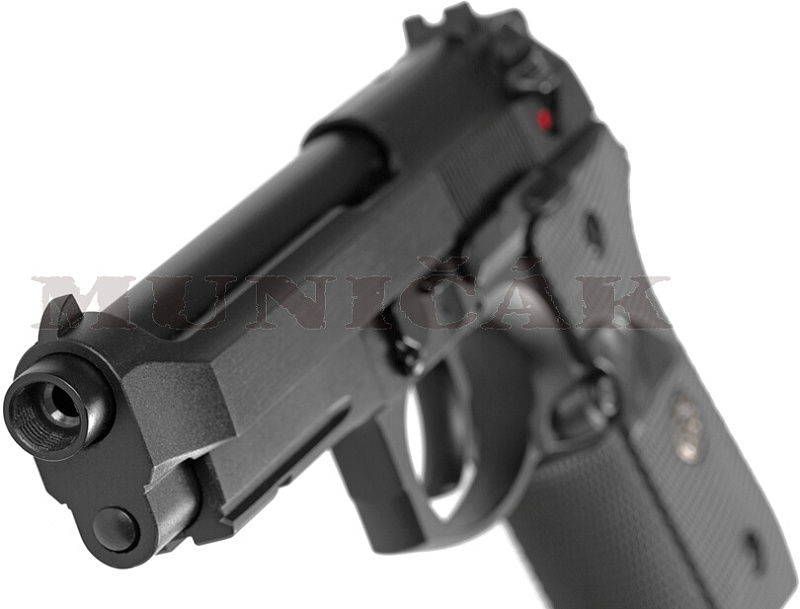 WE GBB M9 A1 Full Metal CO2 - čierna