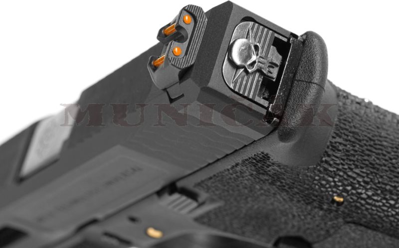 WE GBB G-Force 17 BK Silver Barrel Metal - black