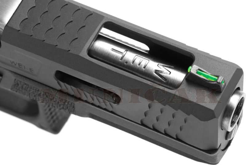 WE GBB G-Force 17 BK Silver Barrel Metal - black