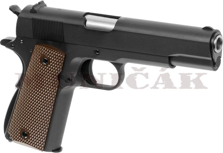 WE GBB M1911 Full Metal V3 - čierna