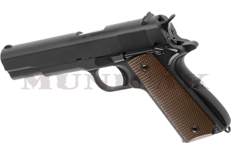WE GBB M1911 Full Metal V3 - čierna