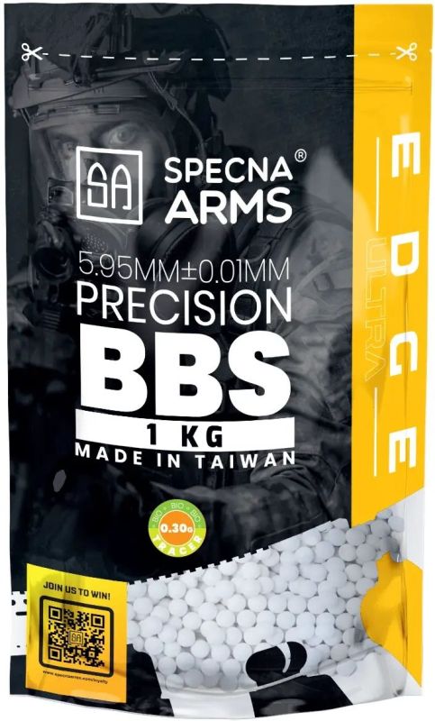 SPECNA ARMS BB BIO EDGE ULTRA  0.30g / 3300ks / 1kg tracer green