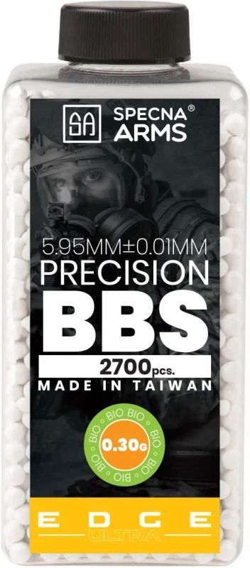 SPECNA ARMS BB EDGE ULTRA BIO 0,30g / 2700ks / 810g precision white
