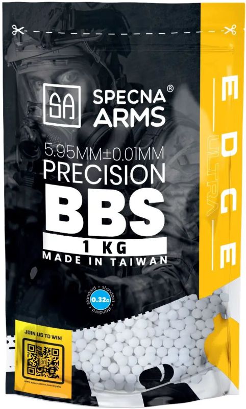 SPECNA ARMS BB EDGE ULTRA 0,32g / 3125ks / 1kg precision white