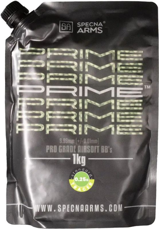 SPECNA ARMS BB PRIME 0,25g / 4000ks / 1kg tracer green