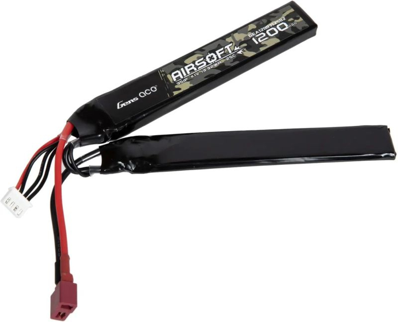 GENS ACE LiPo batéria 11,1V 1200mAh 3S 25C TDean (2pack)