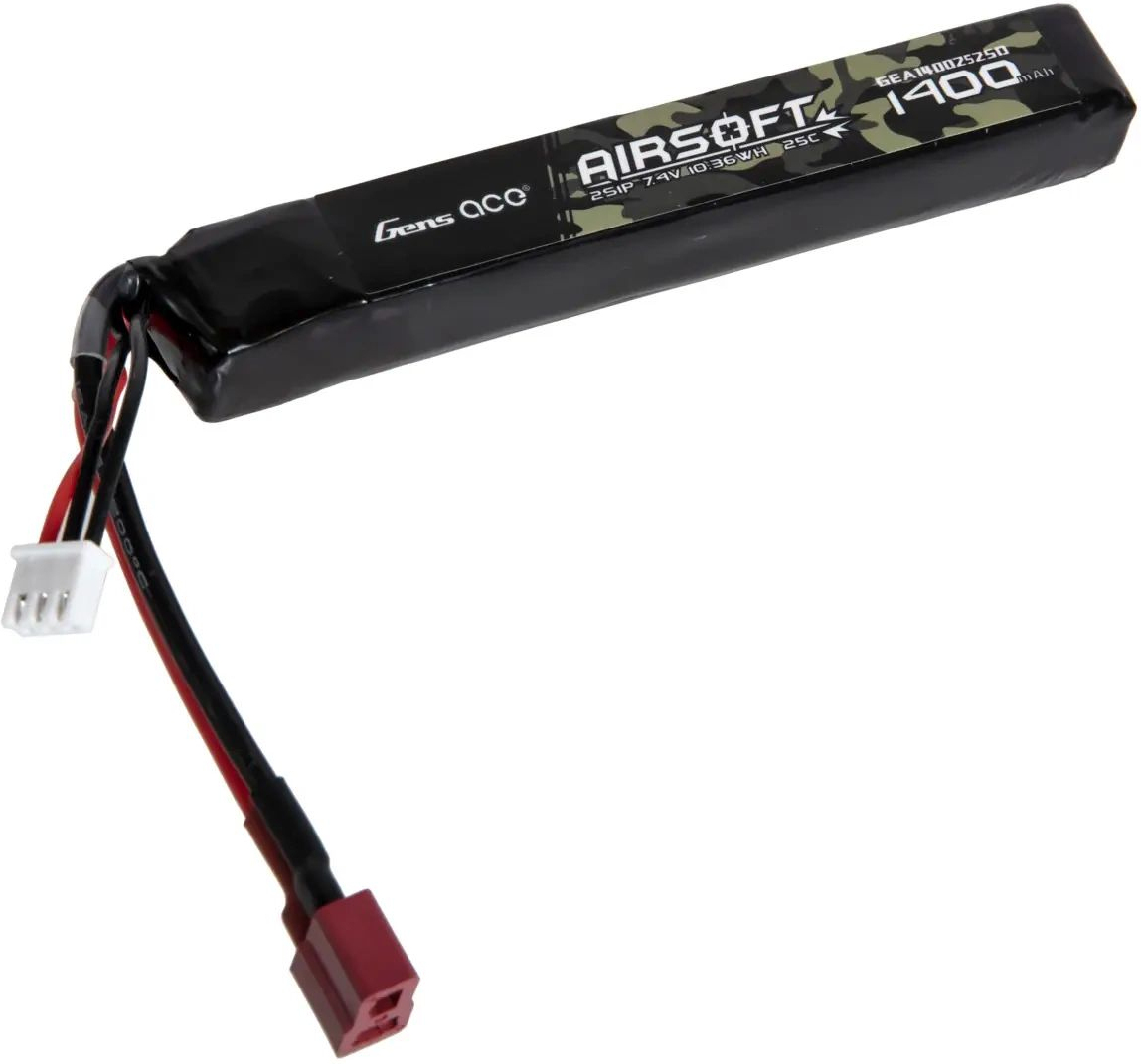GENS ACE LiPo batéria 7,4V 1400mAh 2S 25C TDean (1pack)