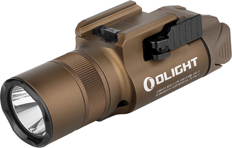 OLIGHT Svietidlo na zbraň BALDR PRO R 1350 lm zelený laser - desert tan (OL721)
