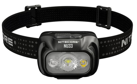 NITECORE Čelovka NU33  - black (NC-NU33-bk)