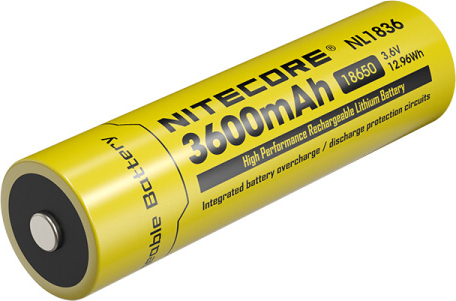 NITECORE Li-Ion akumulátor 18650 nabíjateľná 3600 mAh (NCxb-NL1836)