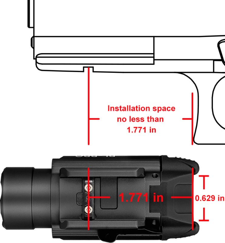 OLIGHT Svietidlo PL Turbo Valkyrie 800lm - black 