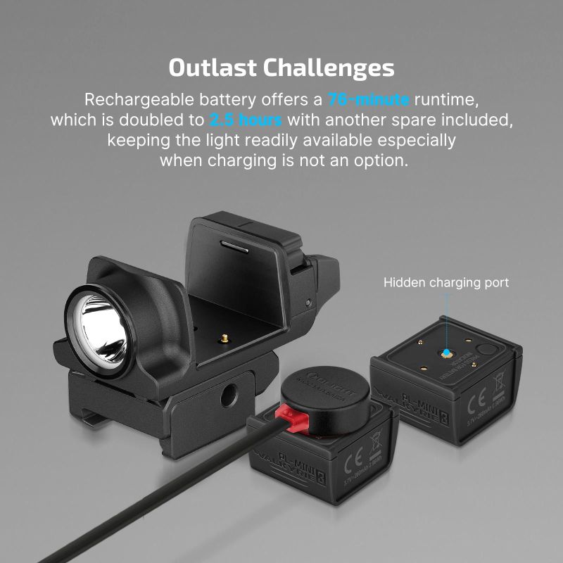 OLIGHT Svietidlo PL-Mini 3 Valkyrie 600lm  - black 