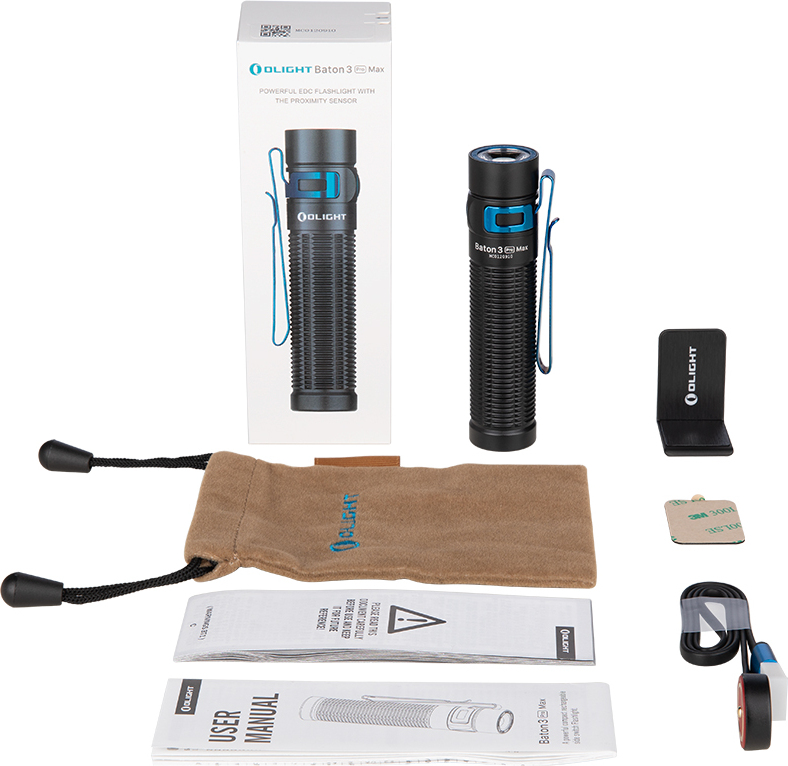 OLIGHT Svietidlo Baton 3 Pro Max CW 2500lm - black