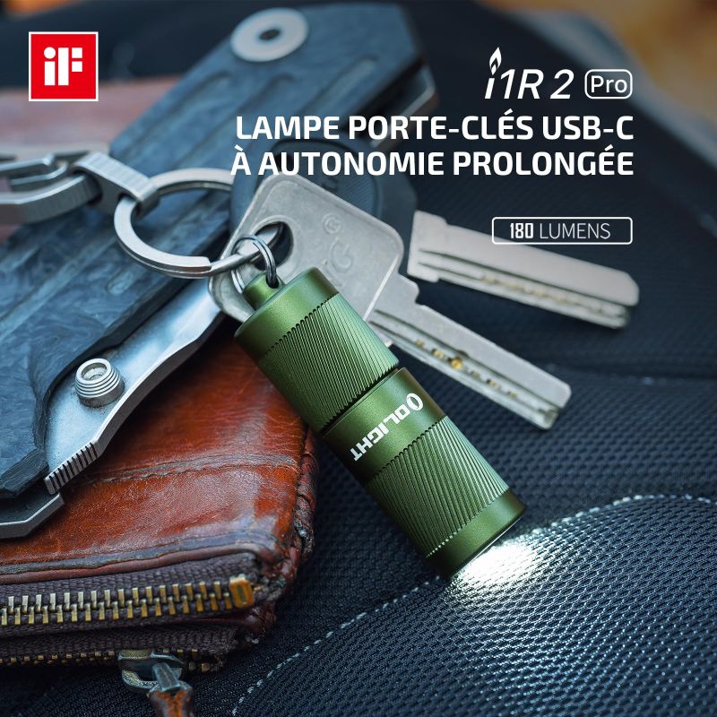 OLIGHT Svietidlo i1R 2 PRO 180lm - OD green