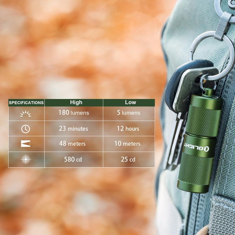 OLIGHT Svietidlo i1R 2 PRO 180lm - OD green