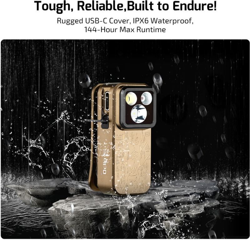 OLIGHT Svietidlo Oclip Pro 500lm - ancient script