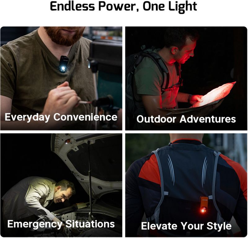 OLIGHT Svietidlo Oclip Pro 500lm - ancient script