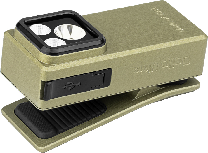 OLIGHT Svietidlo Oclip Ultra 530lm - olive green