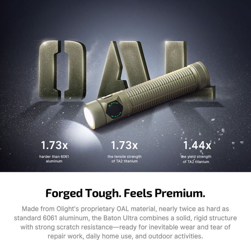 OLIGHT Svietidlo Baton Ultra - olive green