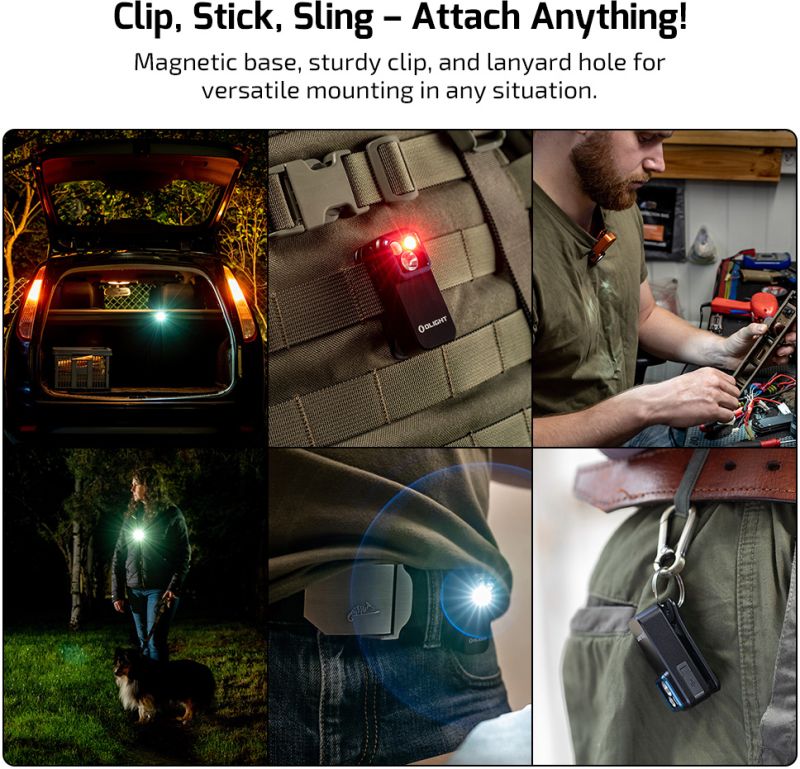OLIGHT Svietidlo Oclip Pro 500lm - phantom squadron