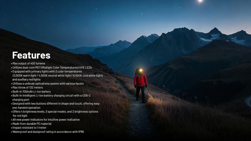 NITECORE Čelovka NU25 MCT - yellow / black (NC-NU25-MCT)