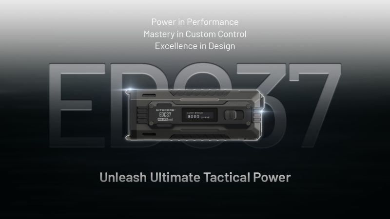 NITECORE Svietidlo EDC37 Ultimate Tactical - black (NC-EDC37)