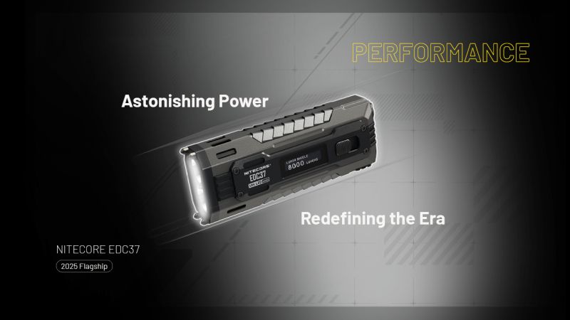 NITECORE Svietidlo EDC37 Ultimate Tactical - black (NC-EDC37)