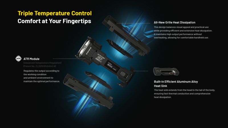 NITECORE Svietidlo EDC37 Ultimate Tactical - black (NC-EDC37)