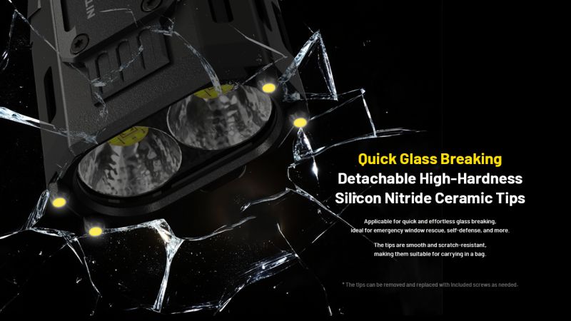 NITECORE Svietidlo EDC37 Ultimate Tactical - black (NC-EDC37)