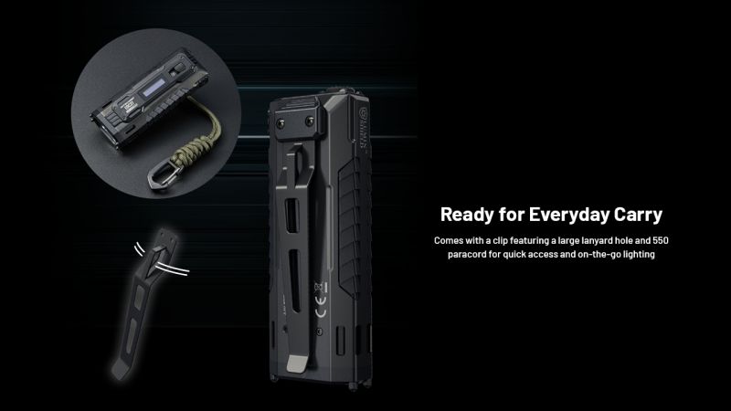 NITECORE Svietidlo EDC37 Ultimate Tactical - black (NC-EDC37)