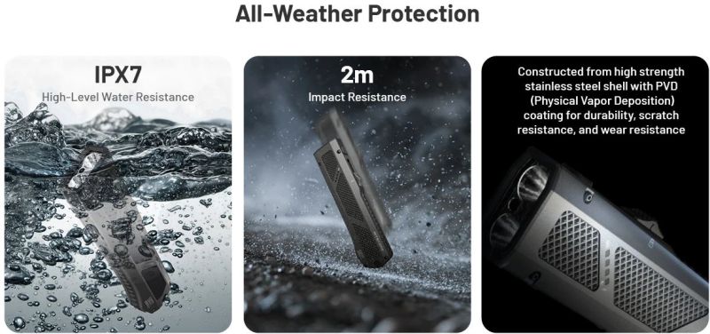 NITECORE Svietidlo EDC17 UltraSlim s UV a laserom - black (NC-EDC17)