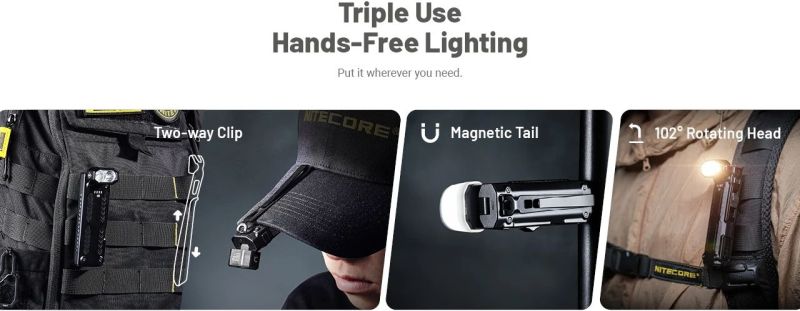 NITECORE Svietidlo EDC09 - black (NC-EDC09)
