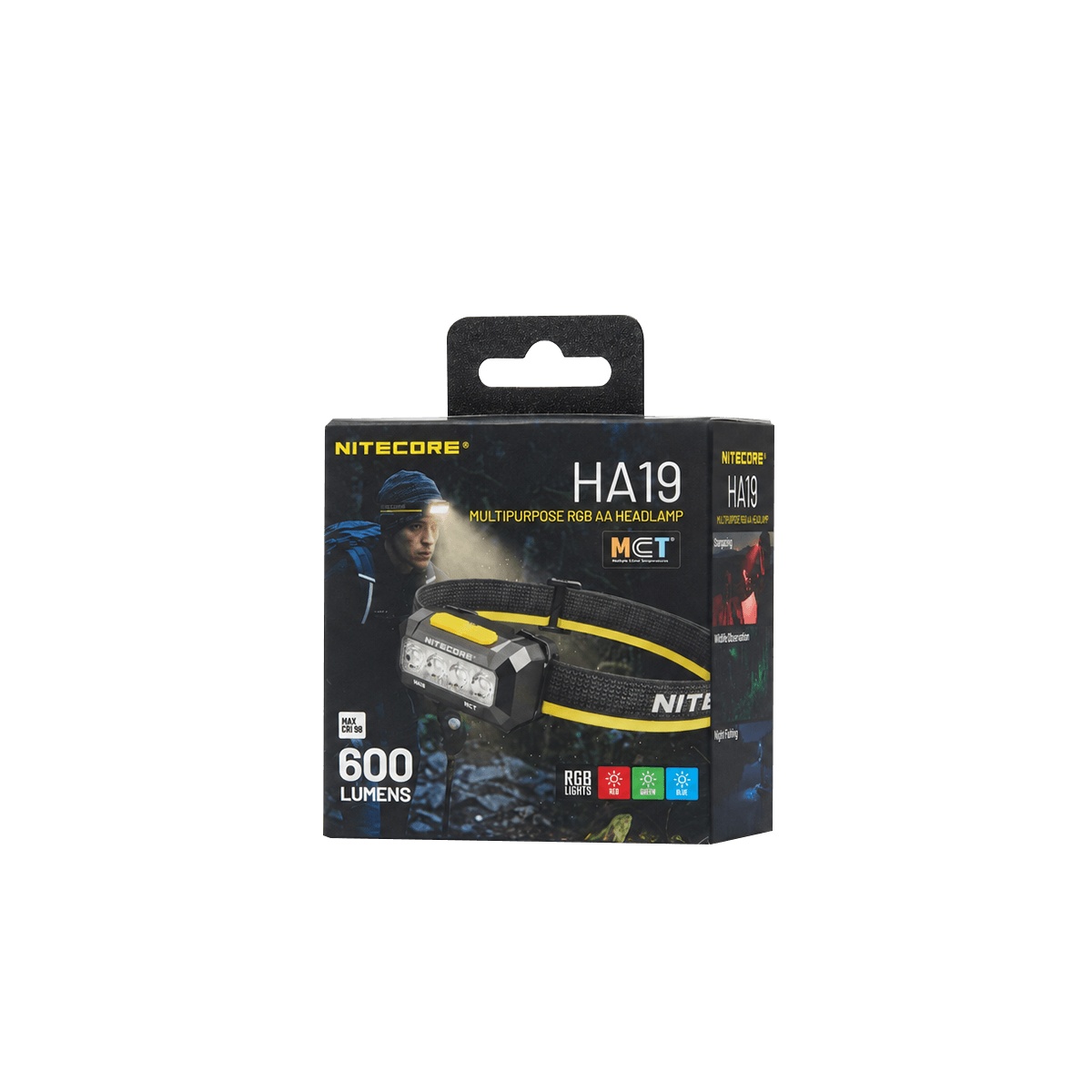 NITECORE Čelovka HA19 RGB - black (NC-HA19-RGB)